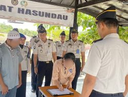 Rutan Tamiang Layang Teguhkan Komitmen Bersih dari Halinar Lewat Ikrar Bersama